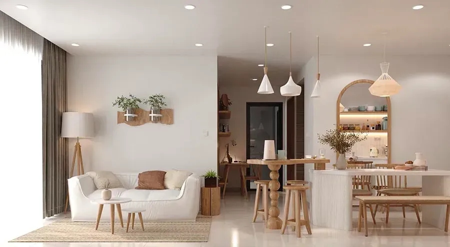 Thiết kế nội thất căn hộ tại Tp Hồ Chí Minh đẹp và chất 6
