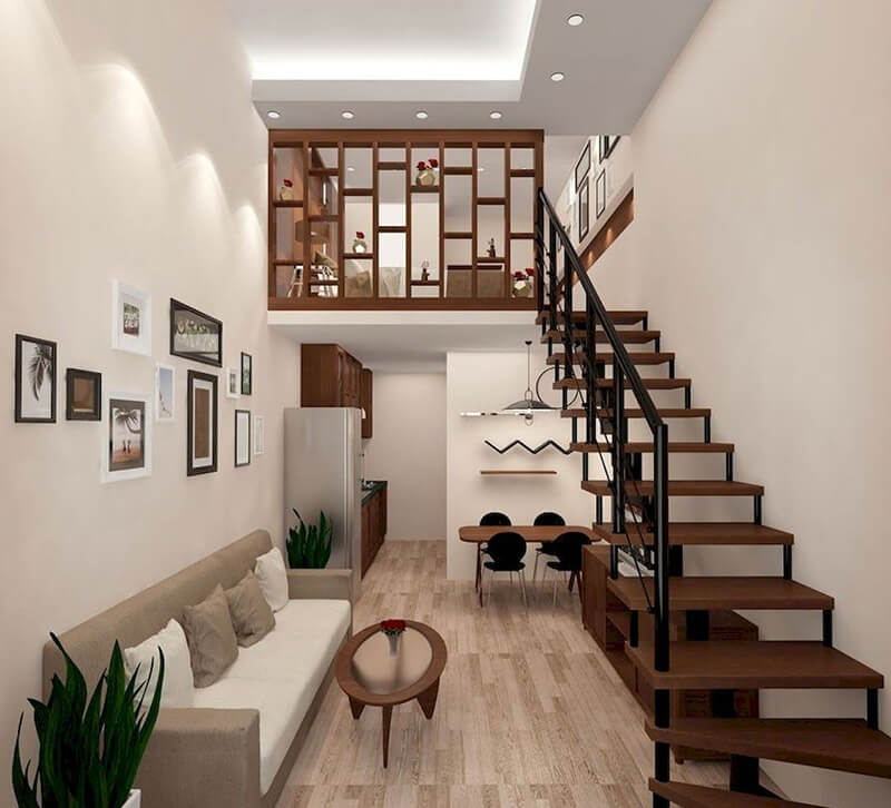 Thiết kế nội thất phong cách thiết kế nhà cấp 4 có gác lững 11