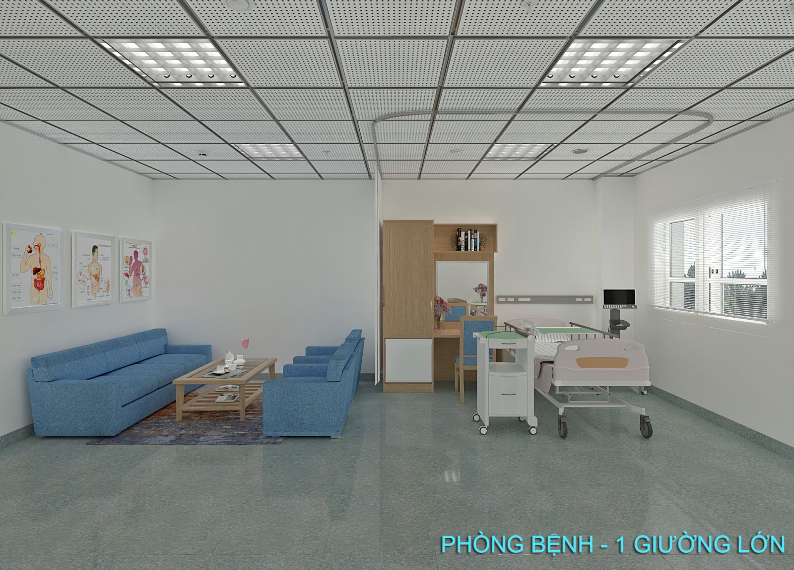 Thiết kế bệnh viện tại Tp Hồ Chí Minh đầy đủ công năng, chất lượng cao 7