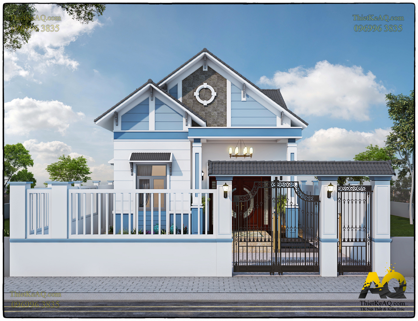  Thiết kế nhà đẹp cấp 4 giá rẻ 1