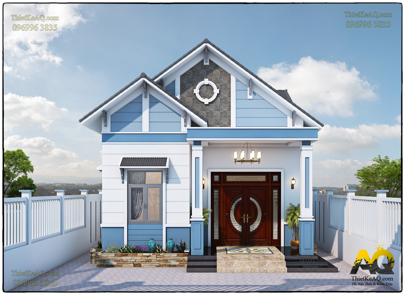  Thiết kế nhà đẹp cấp 4 giá rẻ 4