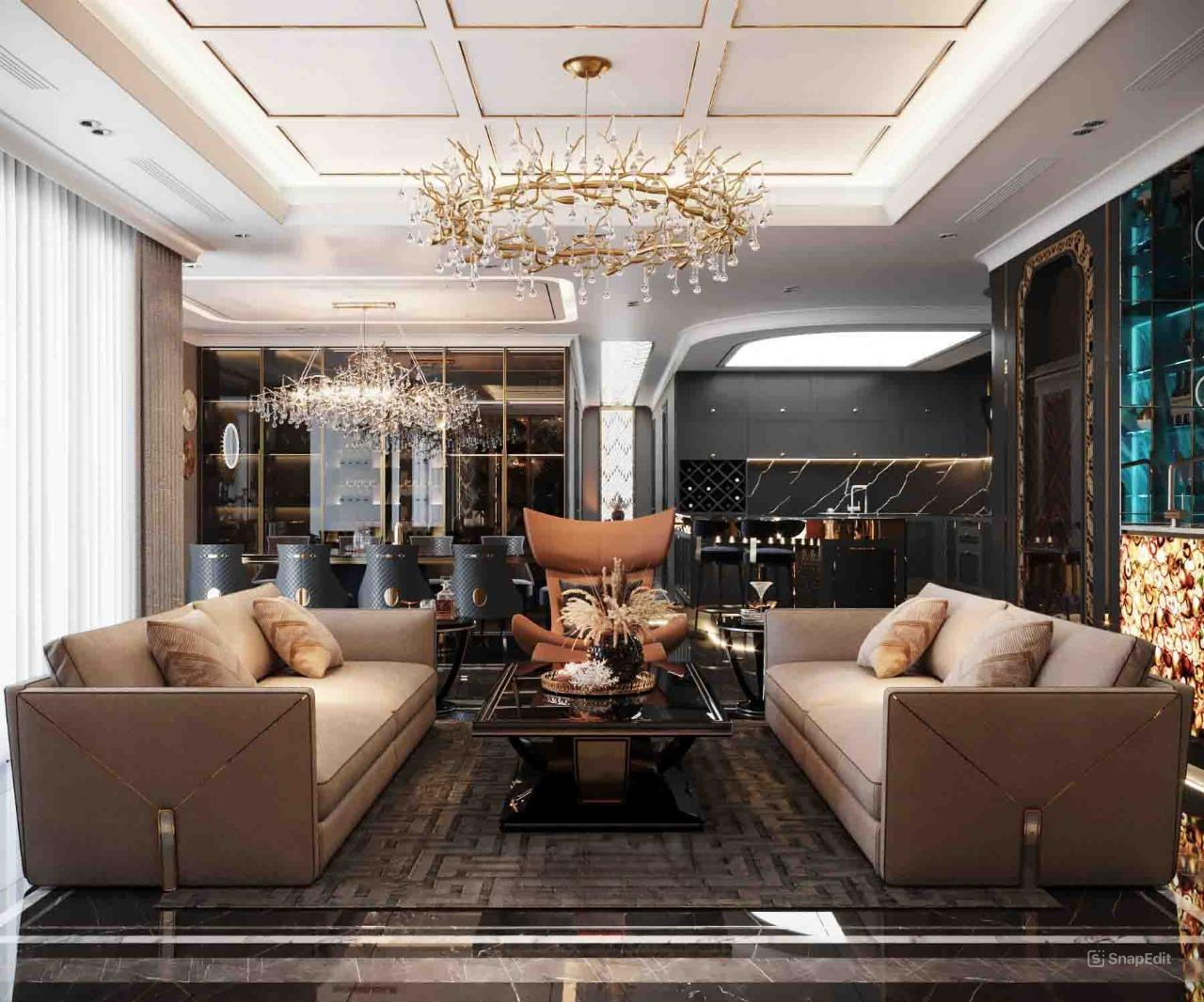 Thiết kế nội thất penthouse tại Tp Hồ Chí Minh chi tiết nhất 1
