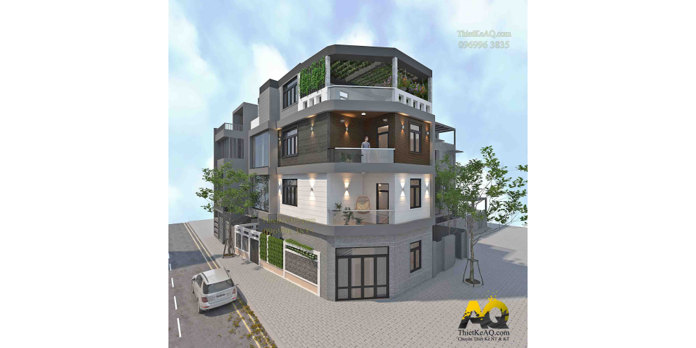 Nhà phố 4 tầng phong cách hiện đại (8.5x14.5) - Anh Chiến (Quận 10, TP. Hồ Chí Minh)