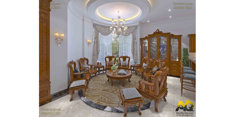 Nội thất cổ điển của anh Trí - Quận 11, TP. Hồ Chí Minh(10,1x10,2)