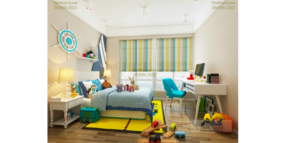 Phòng trẻ em- Phong cách thiết kế Địa Trung Hải