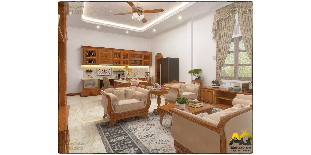 Nội thất nhà Anh Lịch- Nhà cấp 4 
