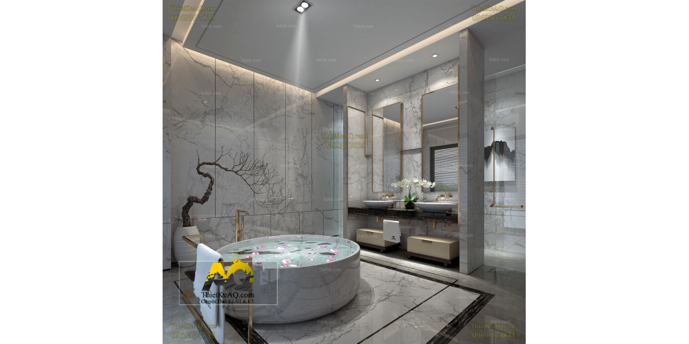 Phòng tắm - Phong cách thiết kế Trung Quốc