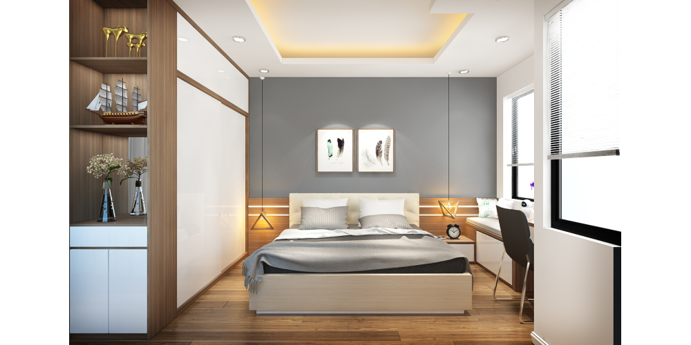 Nội thất phòng ngủ nhà anh Thắng - HN