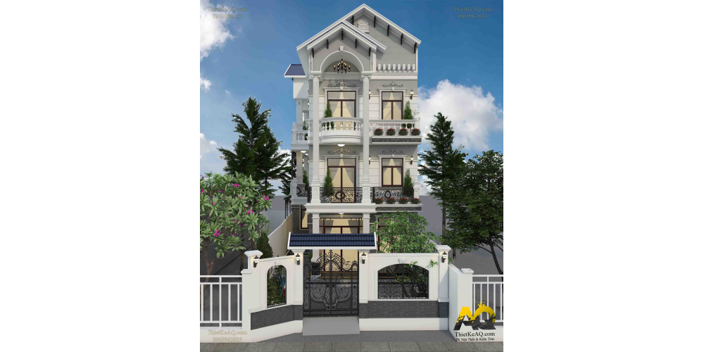 Biệt thự mái thái của anh Hiệp - Gò Vấp, TP. Hồ Chí Minh(8.5x15)