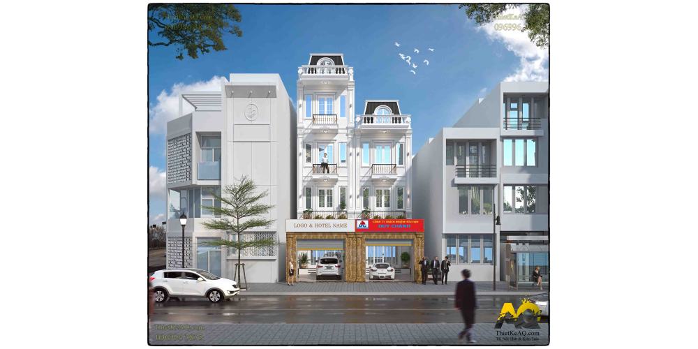 Nhà Phố 4 Tầng Phong Cách Tân Cổ Điển - Anh Phong (4.5x16.3)