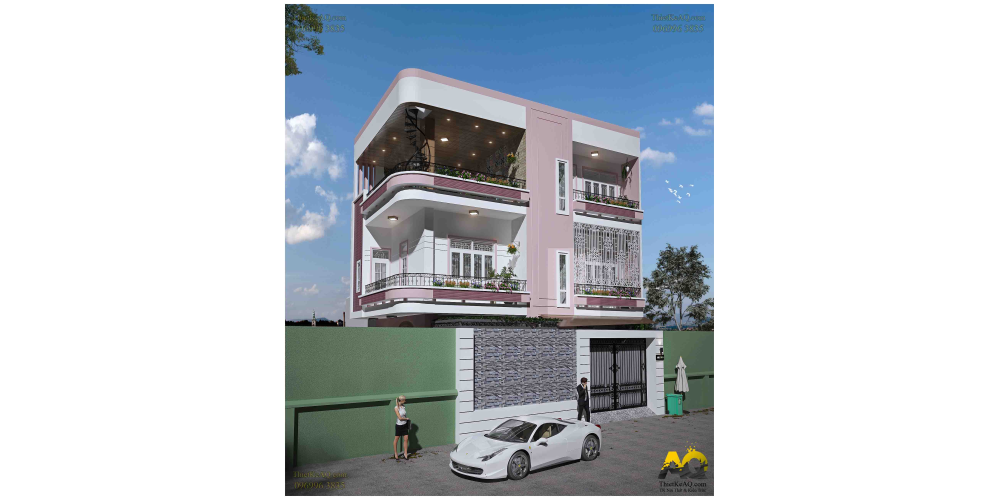 Nhà anh Đạo mái bằng 3 tầng- Nguyễn Kiệm, TP. Hồ Chí Minh (10x5.9)