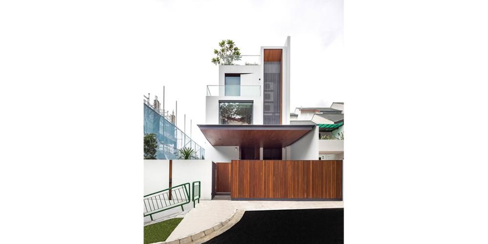 Nhà Phố Hiện Đại Đẹp Thiết Kế Lệch Tầng