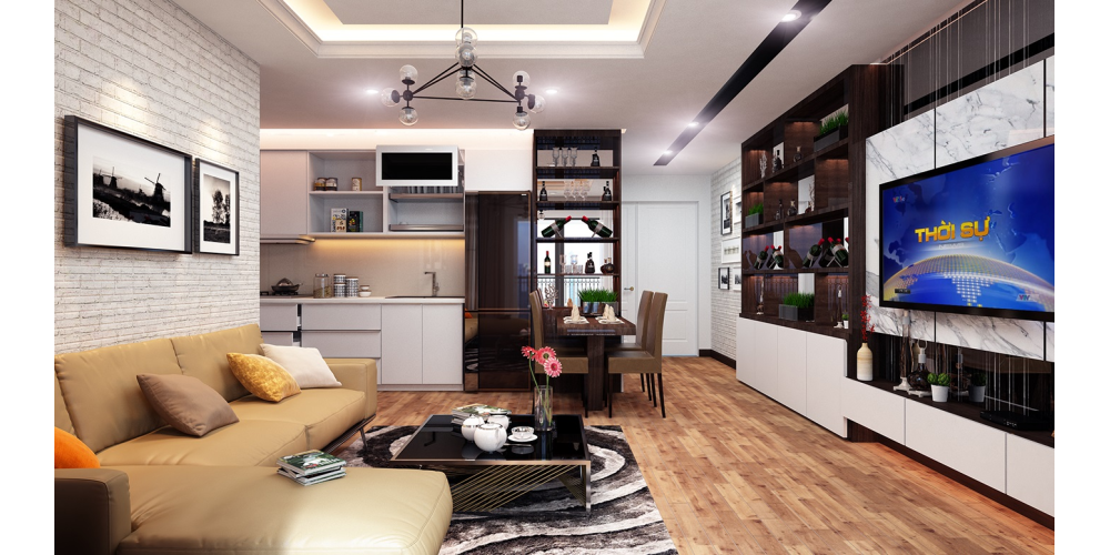 Nội thất chung cư Ecolife sang trọng