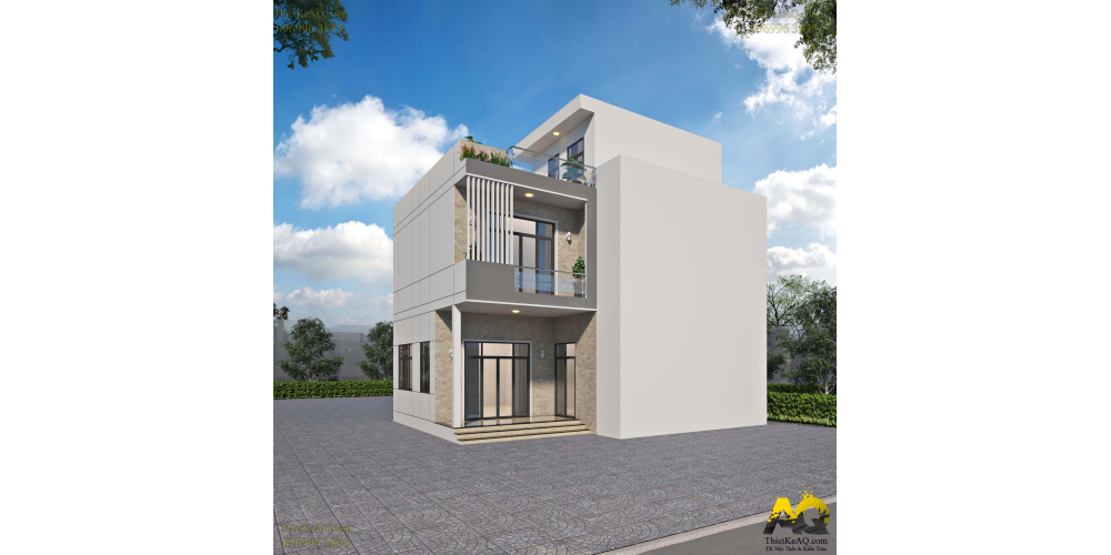 Mẫu Nhà Phố 2 Tầng Có Sân Thượng Của C.Lợi, Tại Đồng Nai
