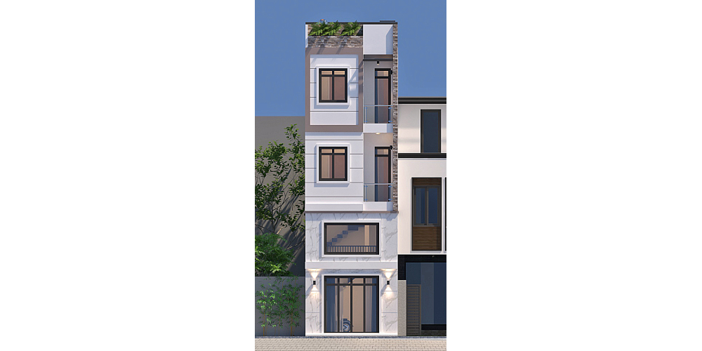 Nhà 3 tầng mái bằng của anh Kiệt- Gò vấp, TP. Hồ Chí Minh (5.3x4)