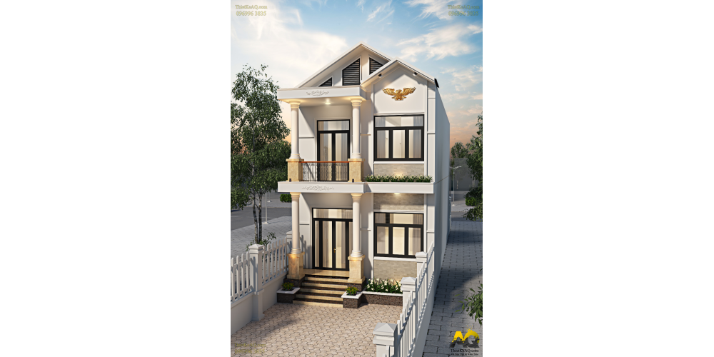 GỢI Ý TRỌN GÓI NHÀ 2 TẦNG MÁI THÁI 6X15