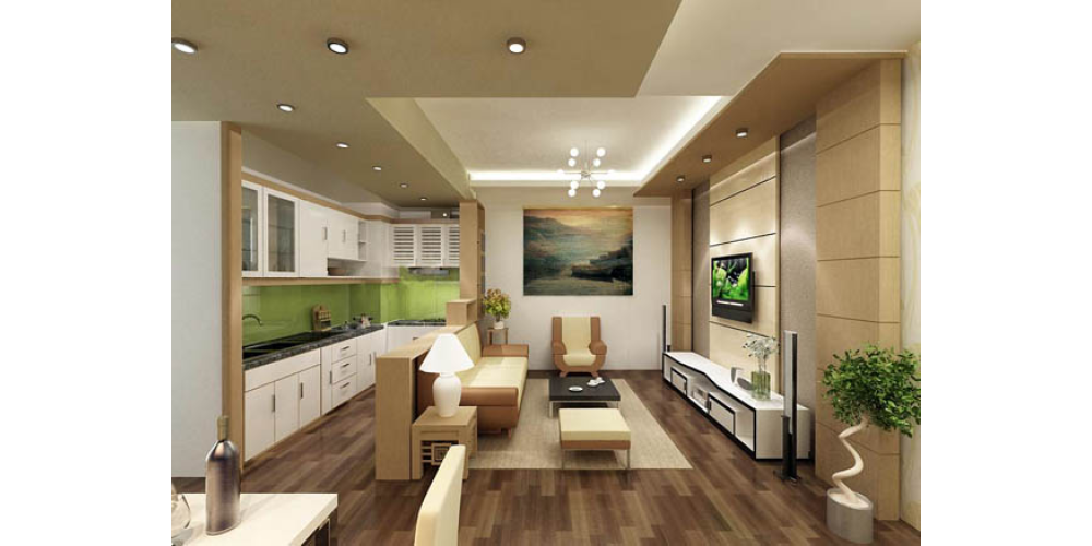 Nội thất chung cư diện tích 60m2
