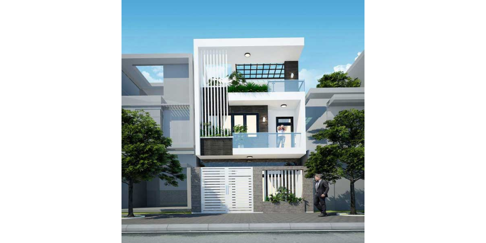 Những mẫu nhà phố 3 tầng mặt tiền 5m sang chảnh - hiện đại