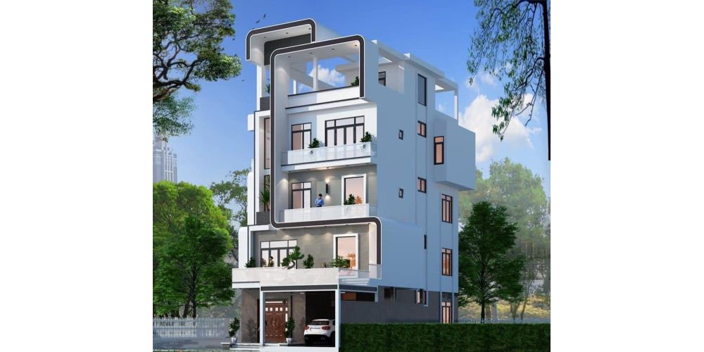Tổng Hợp Những Mẫu Nhà mái Bằng Hai Mặt Tiền Đẹp Nhất Hiện Nay