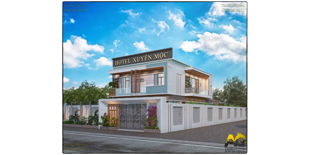 Khách sạn 2 tầng hiện đại (11x15) - Anh Khang (BRVT)