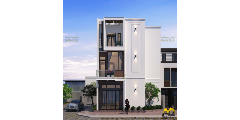 Phong cách thiết kế nhà phố 3 tầng sang trọng, tiết kiệm không gian, chi phí