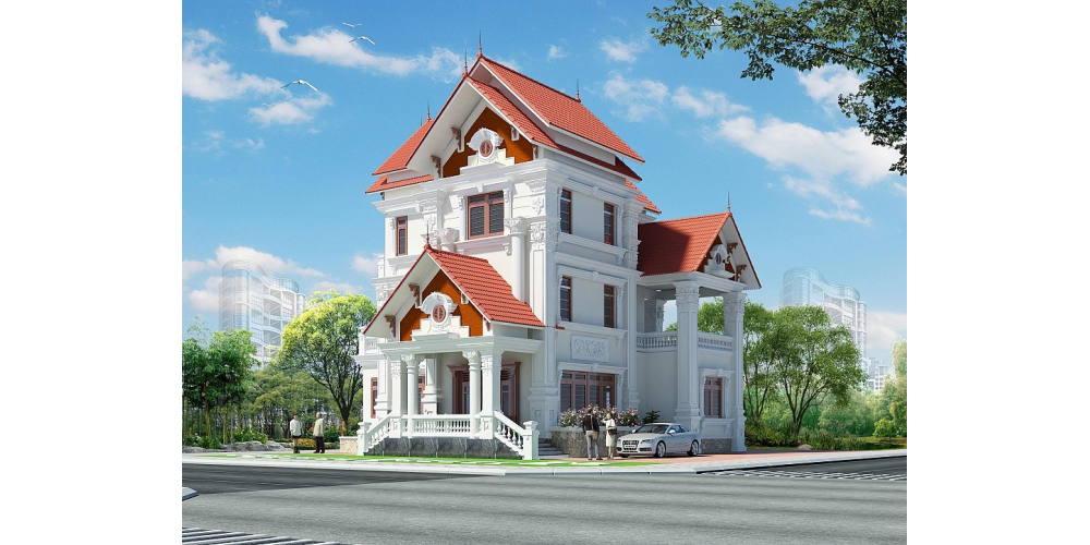 5 MẪU BIỆT THỰ 3 TẦNG MÁI THÁI ĐẸP