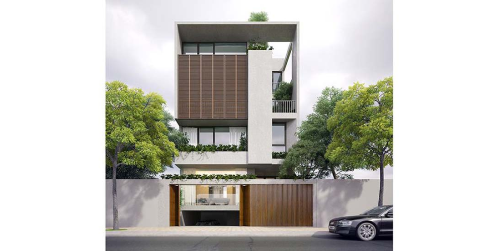 20 Mẫu nhà phố hiện đại có Gagare otô