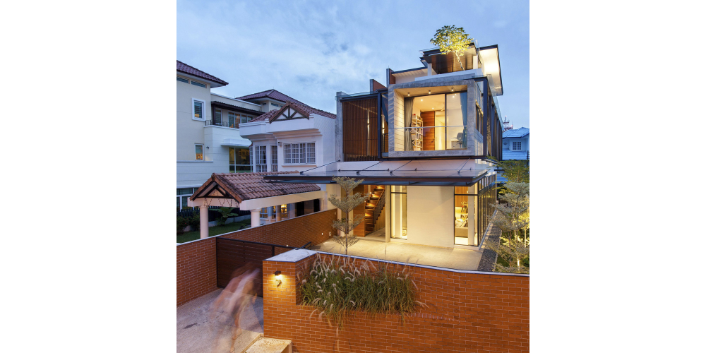 Thiết kế nhà phố phong cách hiện đại