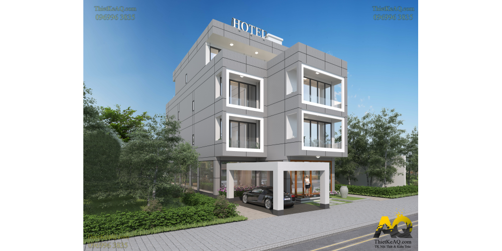 Thiết kế biệt thự khu nghỉ dưỡng của anh Vinh _ Vũng Tàu