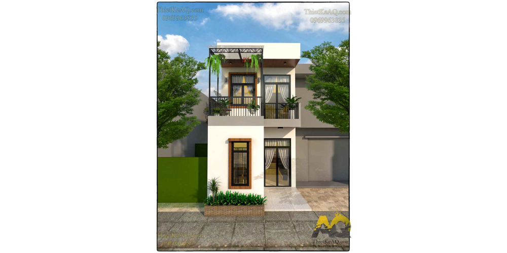 Nhà phố 2 tầng đơn giản (7x10.6) - Anh Thanh (Thủ Đức)
