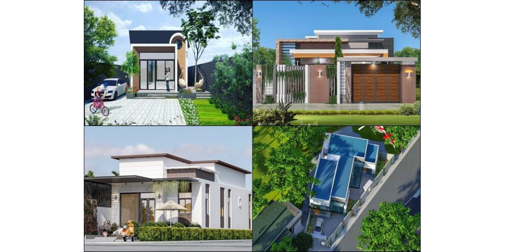 Những mẫu nhà cấp 4 mái bằng đẹp nhất 2024