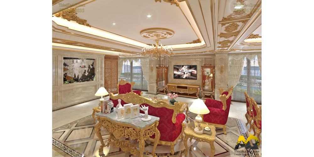 thiết kế nội thất biệt thự
