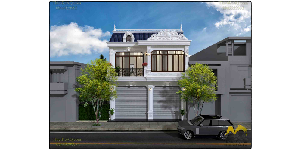 Nhà phố phong cách cổ điển chị Ngọc- Đồng Nai (10x16)