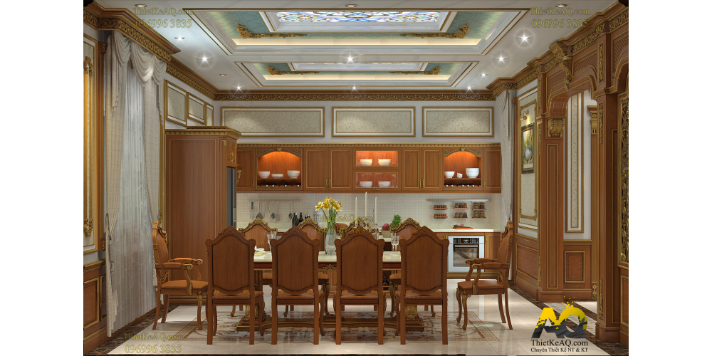 Thiết kế nội thất biệt thự - nhà anh Tuấn