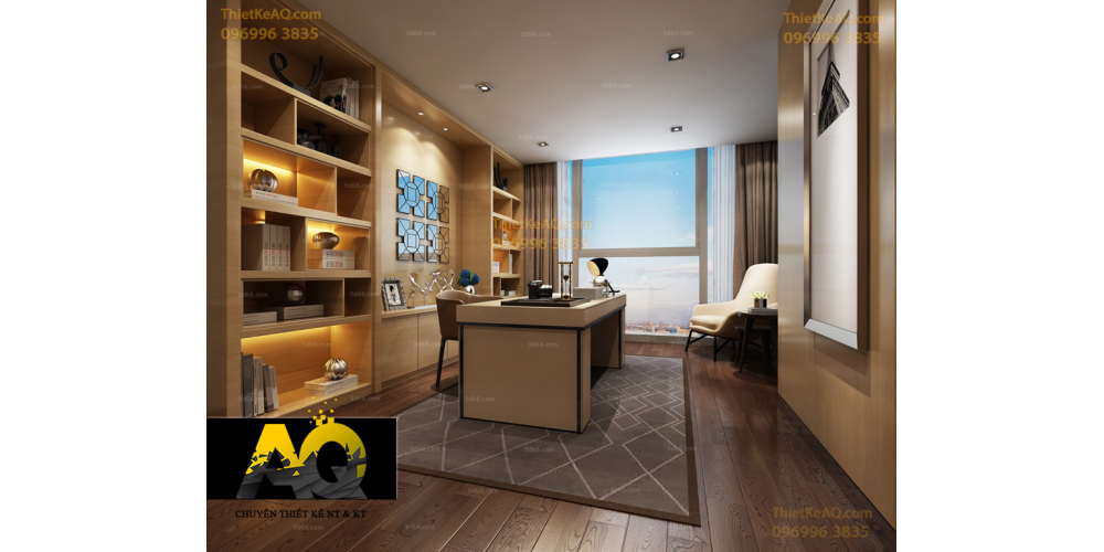 Phòng Làm Việc - Phong Cách Thiết Kế Hiện Đại
