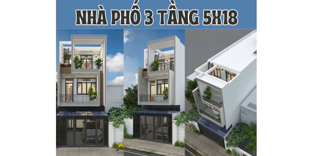 GỢI Ý TRỌN GÓI NHÀ 3 TẦNG 5X18 - THỦ ĐỨC 