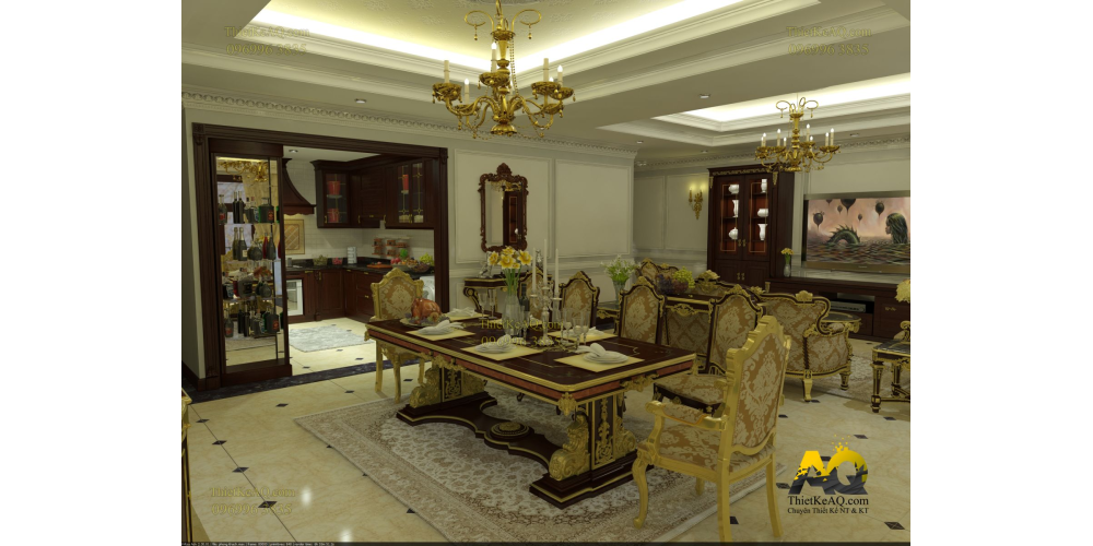 Thi công nội thất biệt thự