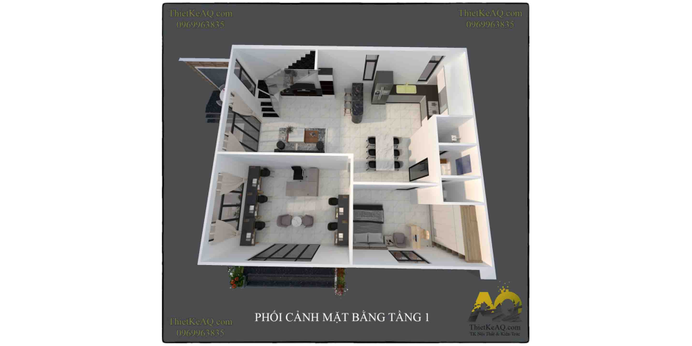 Thiết kế nội thất Vila tại Tp Hồ Chí Minh theo yêu cầu đẳng cấp hơn hết