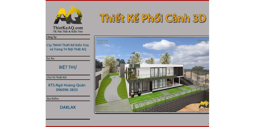 BIỆT THỰ 2 TẦNG 26X14 CỰC ĐẸP TẠI DAKLAK