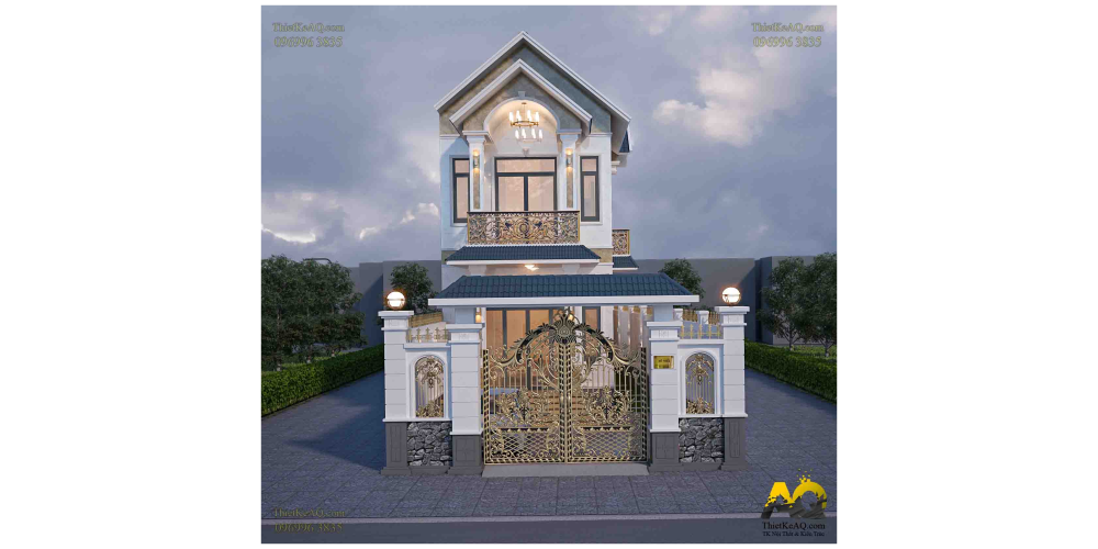 Thiết kế nhà phố 1 trệt 1 làu của Anh Lê Minh