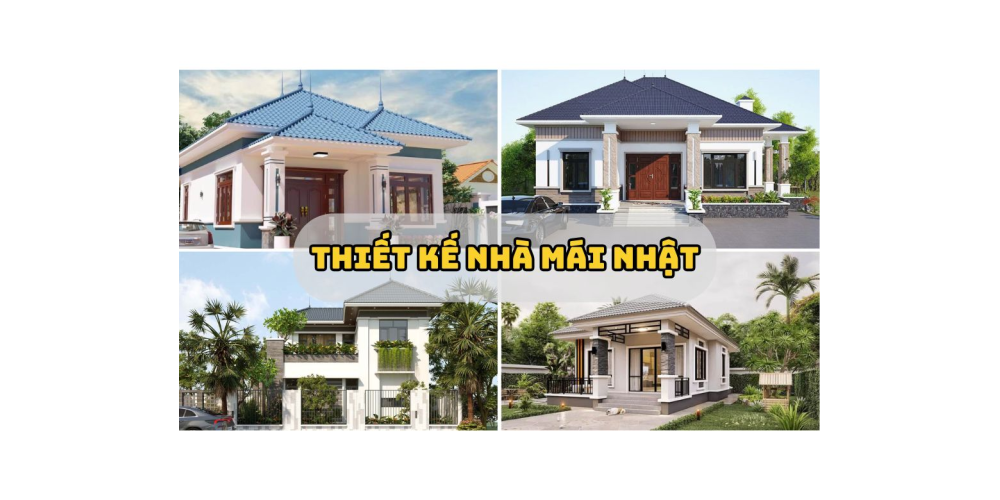 THIẾT KẾ NHÀ MÁI NHẬT ĐẸP