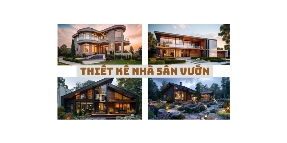 THIẾT KẾ NHÀ SÂN VƯỜN