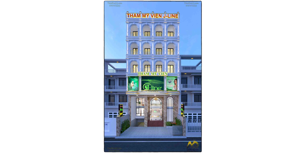 Thiết kế kiến trúc và nội thất thẩm mỹ viện J-LINE