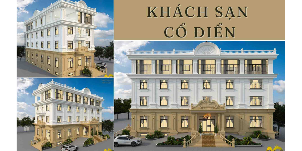 +99 Mẫu thiết kế khách sạn, homestay, hotel