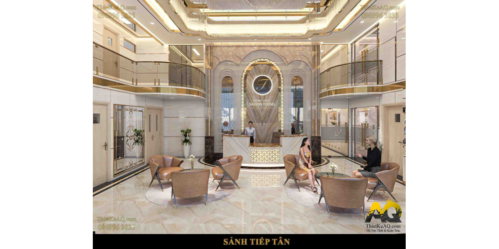 Thiết kế nội thất Bệnh viện thẩm mỹ Sai Gon Young