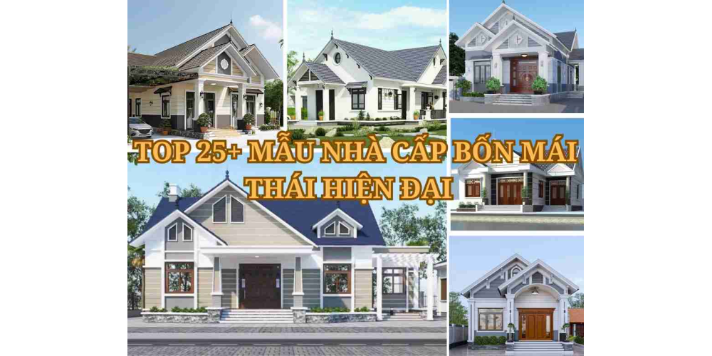TOP 25+ MẪU NHÀ CẤP BỐN MÁI THÁI ẤN TƯỢNG