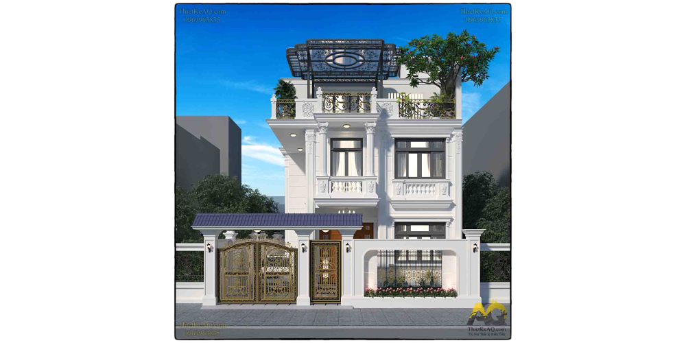 Nhà 3 tầng Tân Cổ Điển (10x18) - Anh Chi (Tân Phú)