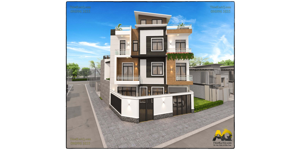 Nhà phố hiện đại 3 tầng của anh phương- Nha Trang (7.2x16)
