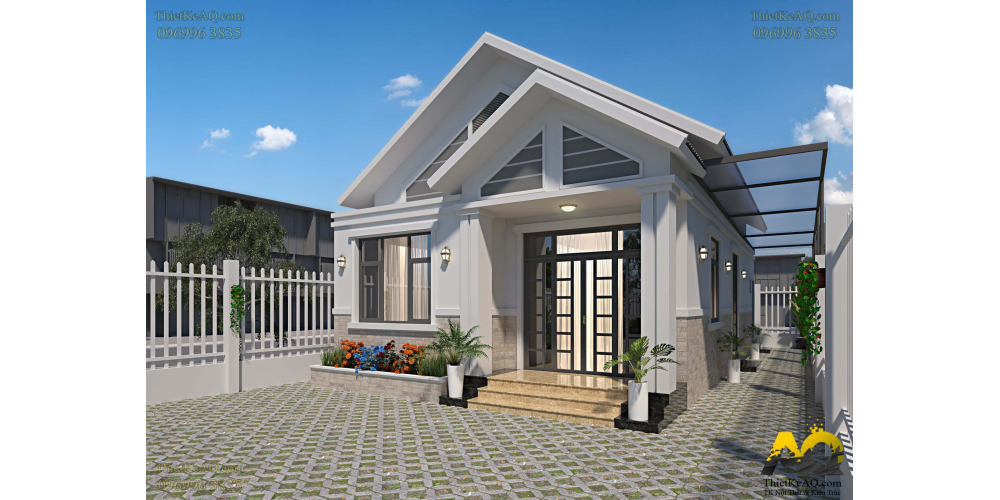Nhà vườn cấp 4 mái Thái (7,2x12,6) - Anh Tân (Tây Ninh)