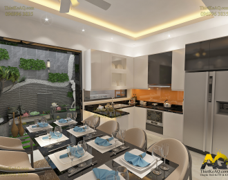 Thiết kế nội thất nhà A Dương khu Melosa Garden Q.9
